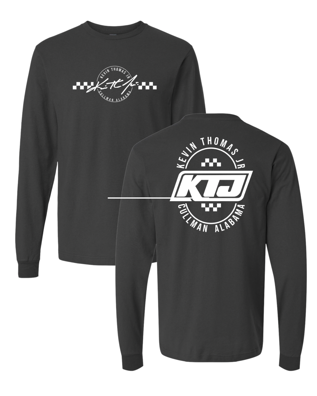 KTJ Lifestyle Long Sleeve Tshirt - Charcoal – Shop KTJ