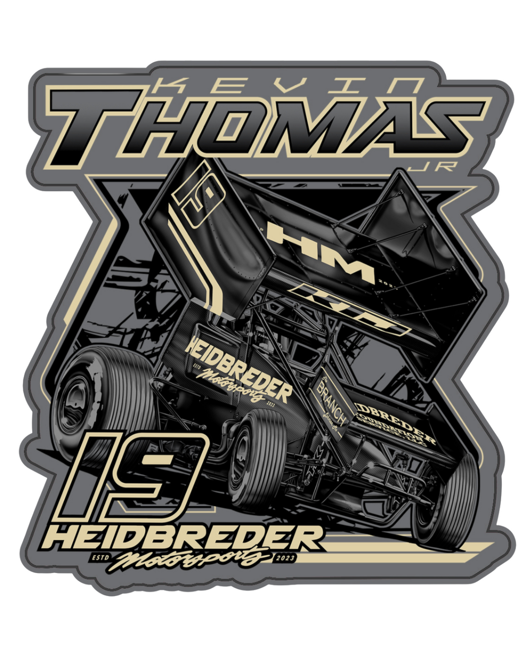 Decal - HM 19 Wing Car