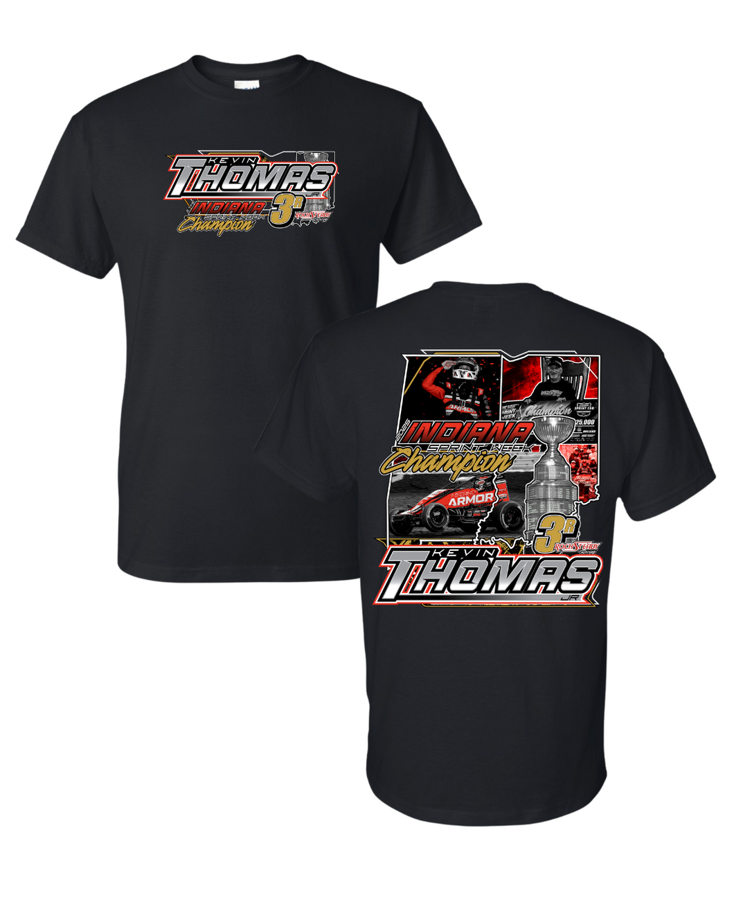 3R x ISW Champs Tshirt - Black