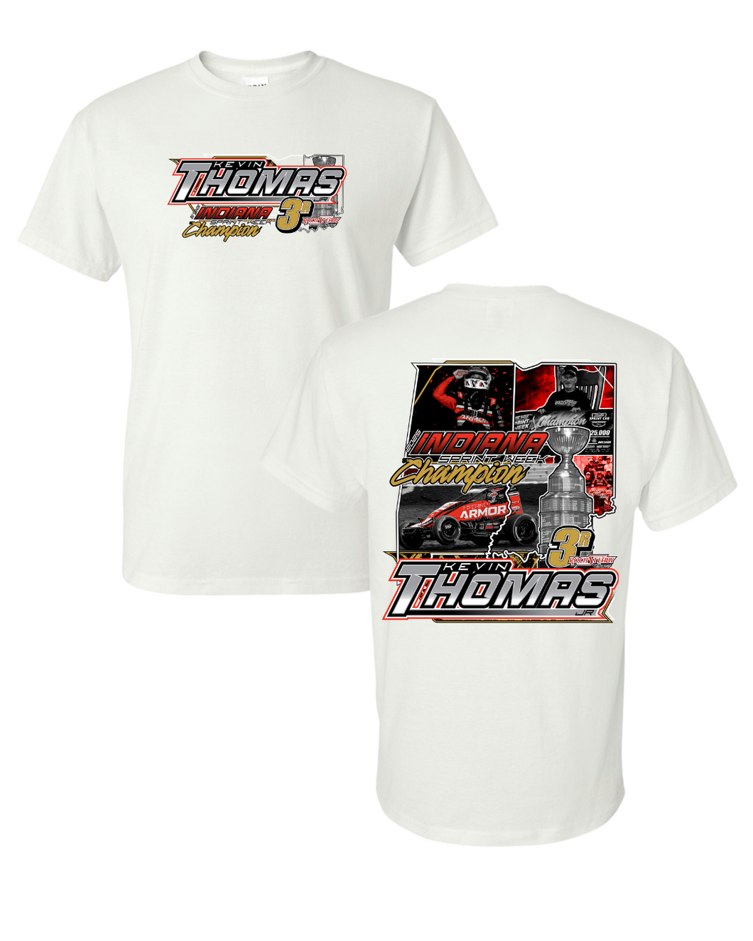 3R x ISW Champs Tshirt - White