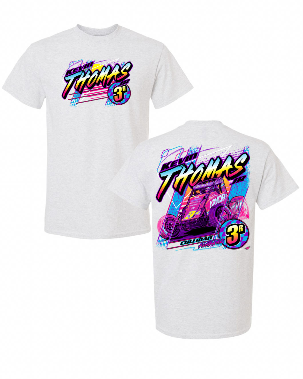3R Neon Nights Tshirt - Ash