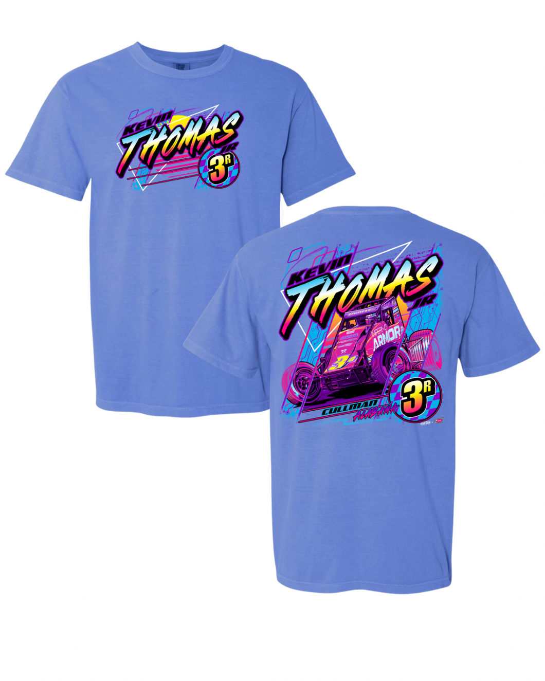 3R Neon Nights Tshirt - Flo Blue