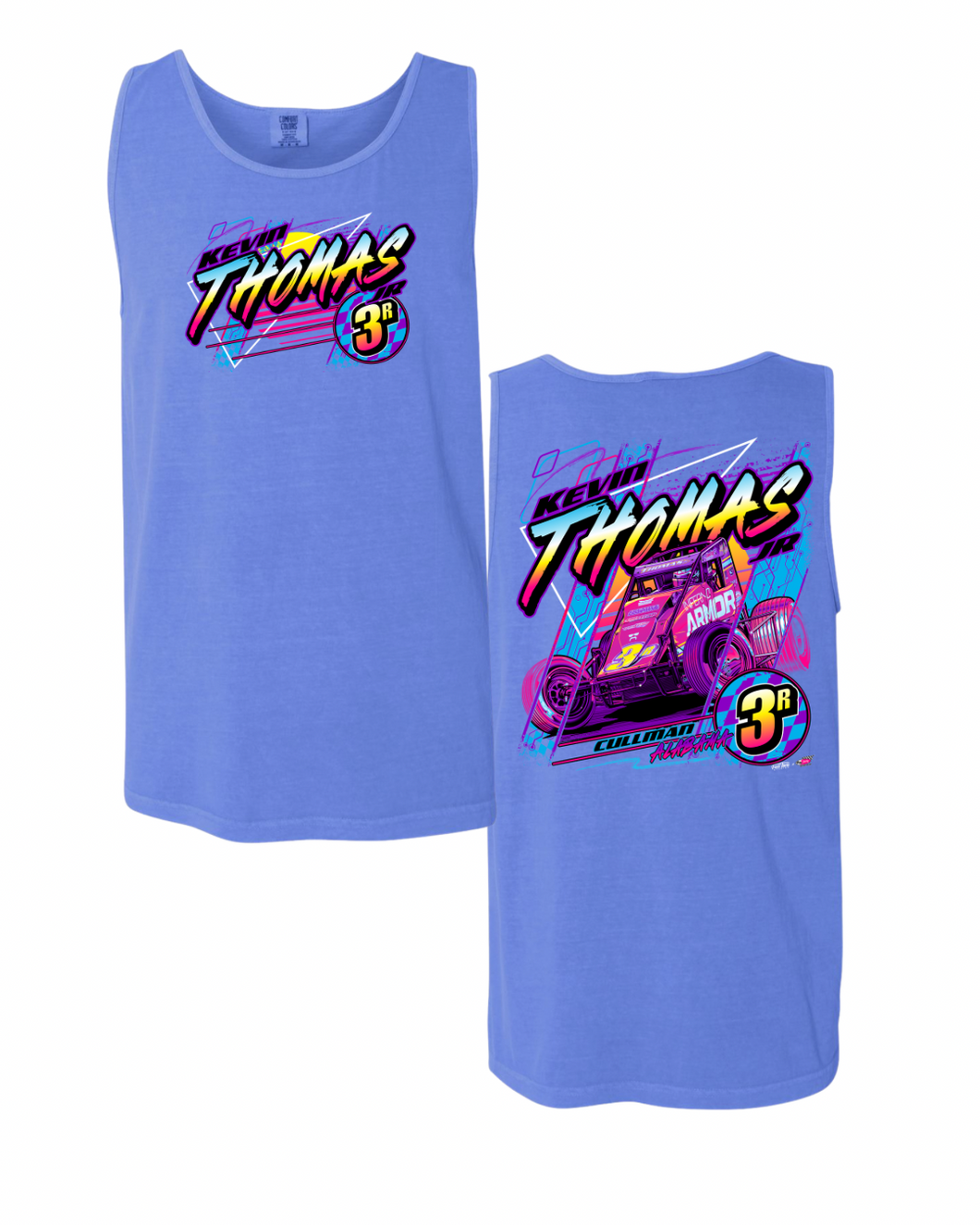 3R Neon Nights Tank - Flo Blue