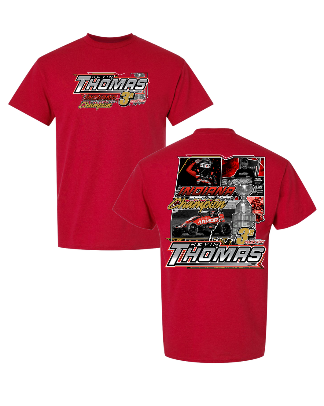 3R x ISW Champs Tshirt - Red