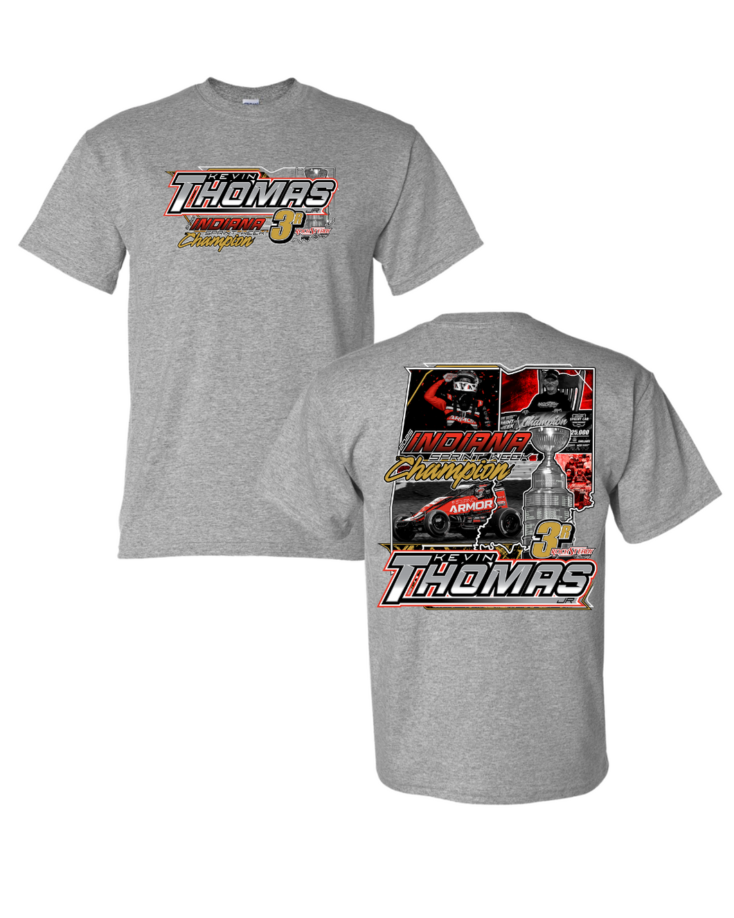 3R x ISW Champs Tshirt - Sport Grey