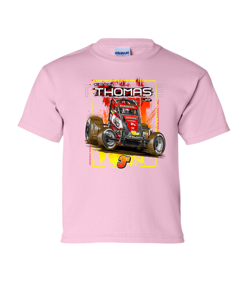 Kids - Neon 3R Tshirt - Pink