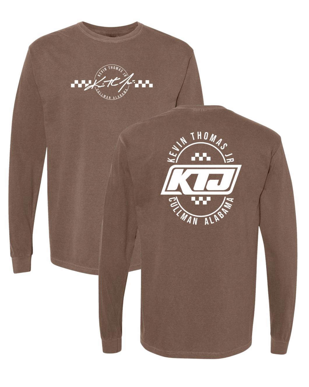 KTJ Lifestyle Long Sleeve Tshirt - Espresso