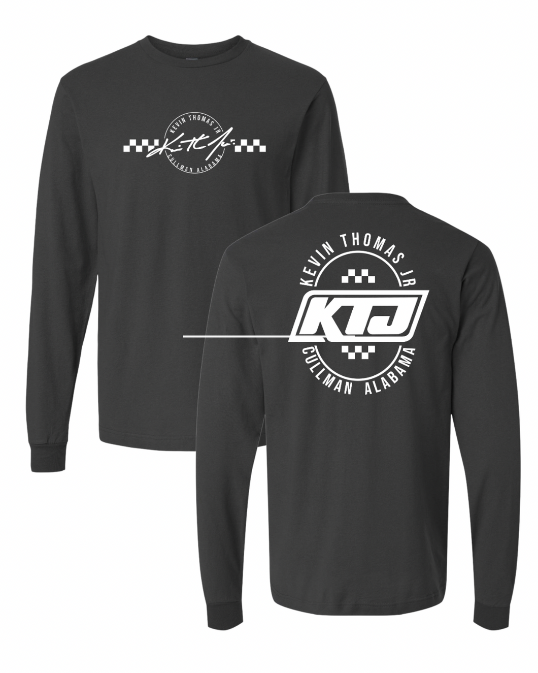 KTJ Lifestyle Long Sleeve Tshirt - Charcoal