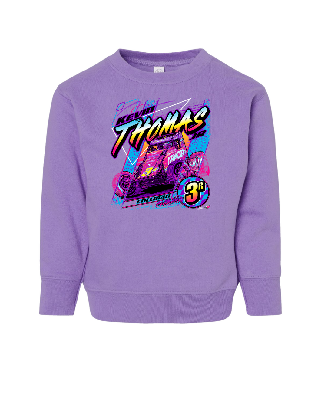 Kids - Neon Nights 3R Sweatshirt - Lavender